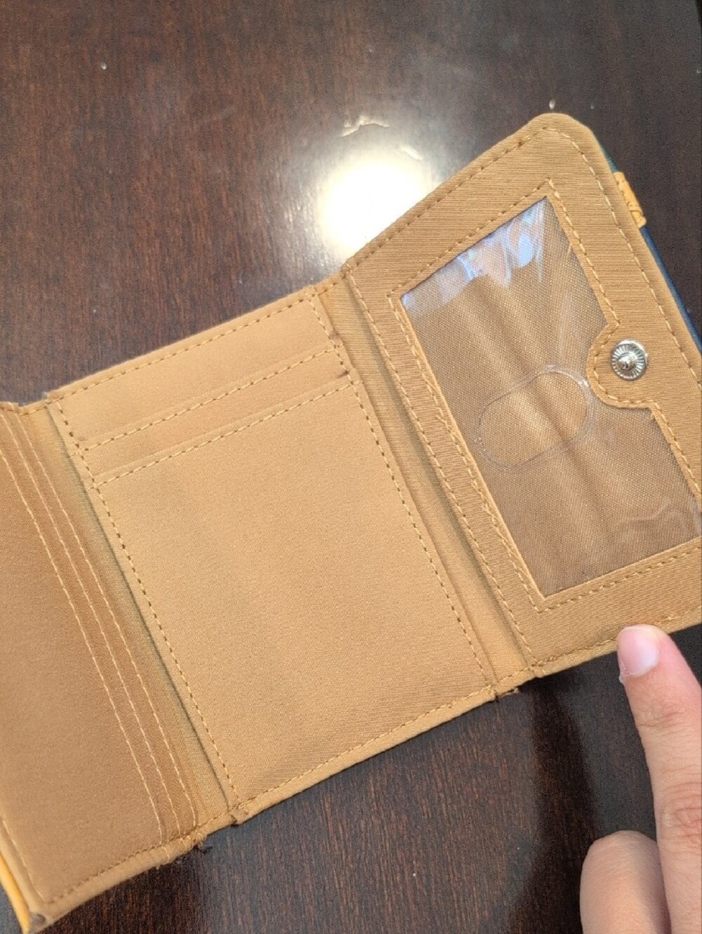 Colorblock Multi-Color Small Women's Wallet - Picture 2 of 3